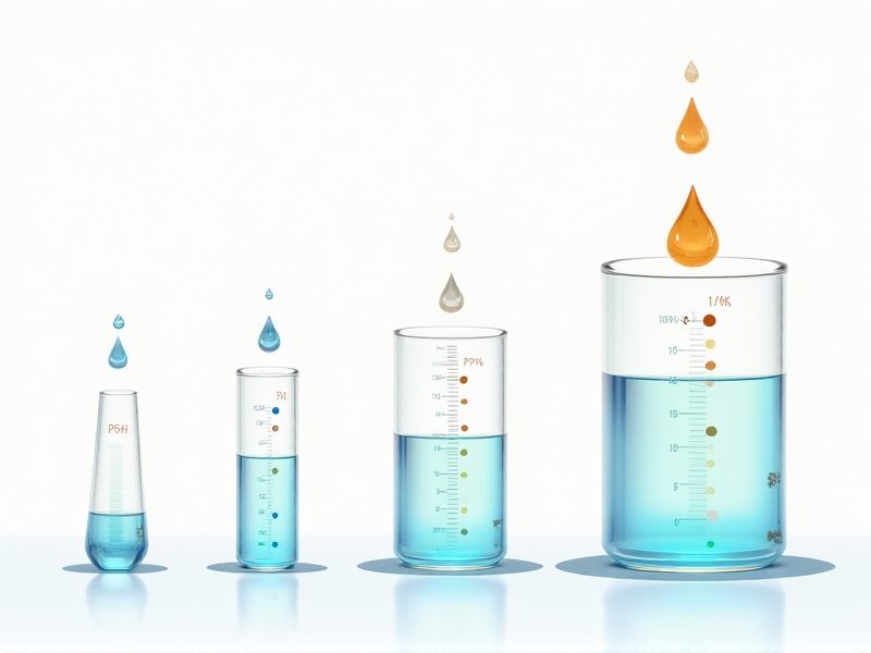 An infographic-style illustration showing various water quality parameters being measured by sensors. The image features colorful icons representing pH, turbidity, dissolved oxygen, and conductivity, set against a clean white background with soft blue accents, emphasizing clarity and scientific precision.